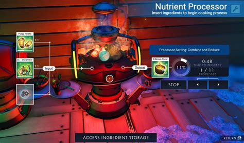 no man's sky food processor.